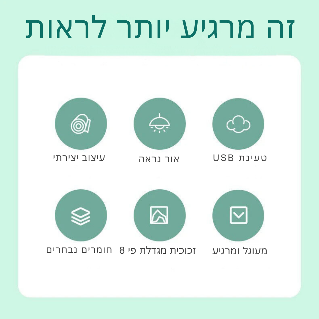 סט כלים לניקוי אוזניים עם תאורת LED